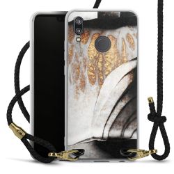 Carry Case Transparent Leather black/gold