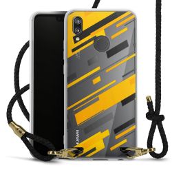 Carry Case Transparent Leather black/gold