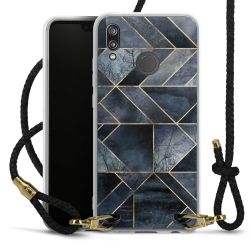 Carry Case Transparent Leather black/gold