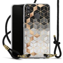 Carry Case Transparent Leather black/gold