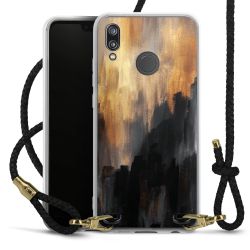 Carry Case Transparent Leather black/gold