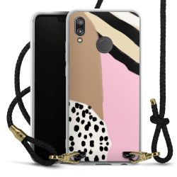 Carry Case Transparent Leather black/gold