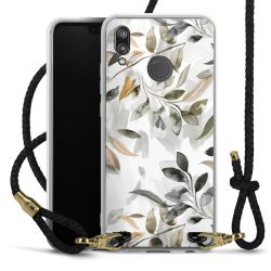 Carry Case Transparent Leather black/gold