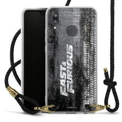 Carry Case Transparent Leather black/gold