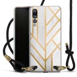 Carry Case Transparent Leather black/gold