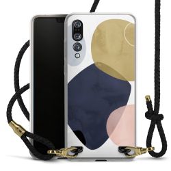 Carry Case Transparent Leather black/gold