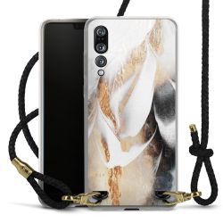 Carry Case Transparent Leather black/gold