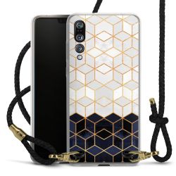 Carry Case Transparent Leather black/gold