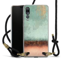 Carry Case Transparent Leather black/gold