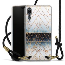 Carry Case Transparent Leather black/gold