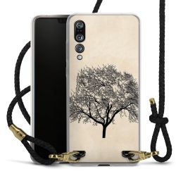 Carry Case Transparent Leather black/gold