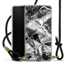 Carry Case Transparent Leather black/gold