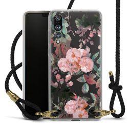 Carry Case Transparent Leather black/gold