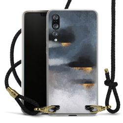 Carry Case Transparent Leather black/gold