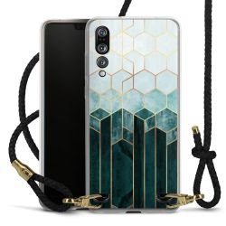 Carry Case Transparent Leather black/gold