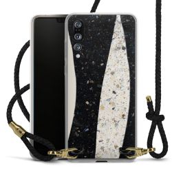 Carry Case Transparent Leather black/gold