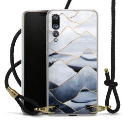 Carry Case Transparent Leather black/gold