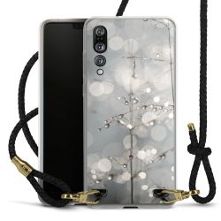 Carry Case Transparent Leather black/gold