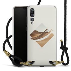 Carry Case Transparent Leather black/gold