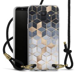 Carry Case Transparent Leather black/gold