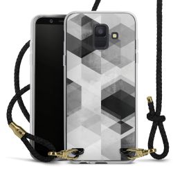 Carry Case Transparent Leather black/gold