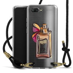 New Carry Case Transparent Leder schwarz/gold