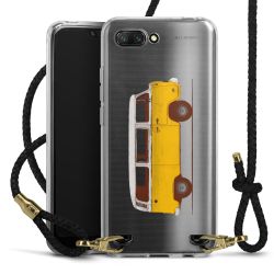 Carry Case Transparent Leather black/gold