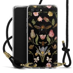 New Carry Case Transparent Leder schwarz/gold