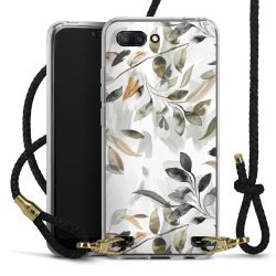 Carry Case Transparent Leather black/gold