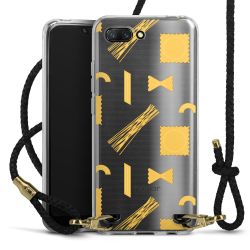 Carry Case Transparent Leather black/gold