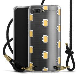 Carry Case Transparent Leather black/gold