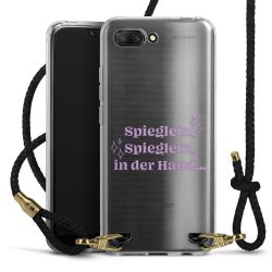 New Carry Case Transparent Leder schwarz/gold