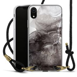 Carry Case Transparent Leather black/gold