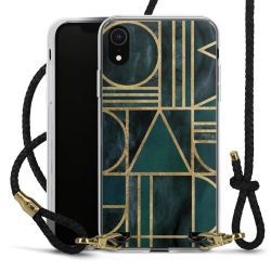 Carry Case Transparent Leather black/gold