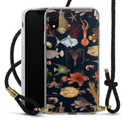 Carry Case Transparent Leather black/gold