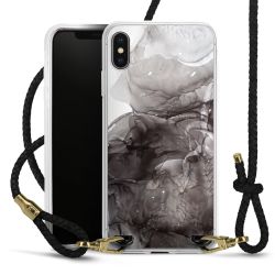 Carry Case Transparent Leather black/gold