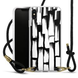 Carry Case Transparent Leather black/gold