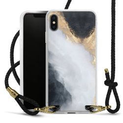 Carry Case Transparent Leather black/gold