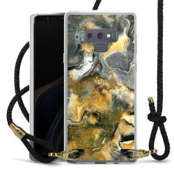 Carry Case Transparent Leather black/gold