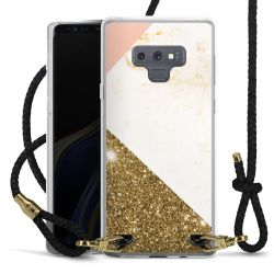 Carry Case Transparent Leather black/gold