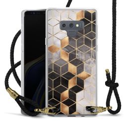 Carry Case Transparent Leather black/gold