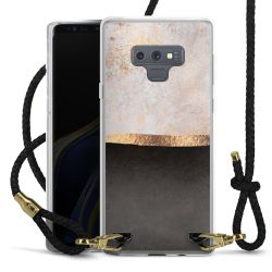 Carry Case Transparent Leather black/gold