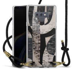 Carry Case Transparent Leather black/gold