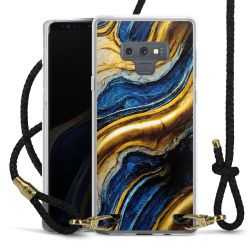 Carry Case Transparent Leather black/gold