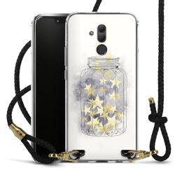 Carry Case Transparent Leather black/gold