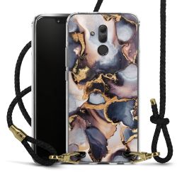 Carry Case Transparent Leather black/gold