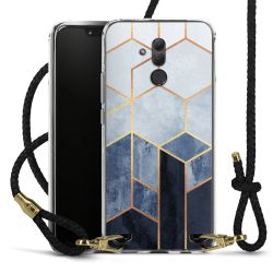 Carry Case Transparent Leather black/gold