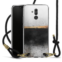 Carry Case Transparent Leather black/gold