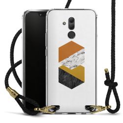 Carry Case Transparent Leather black/gold