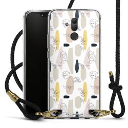 Carry Case Transparent Leather black/gold